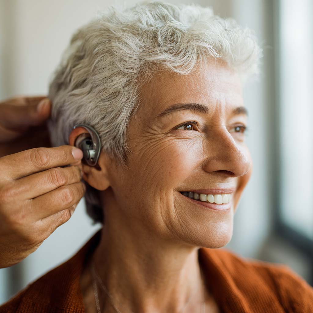 Hearing aid fitting at the Woodburn clinic of Northern Rivers Audiology